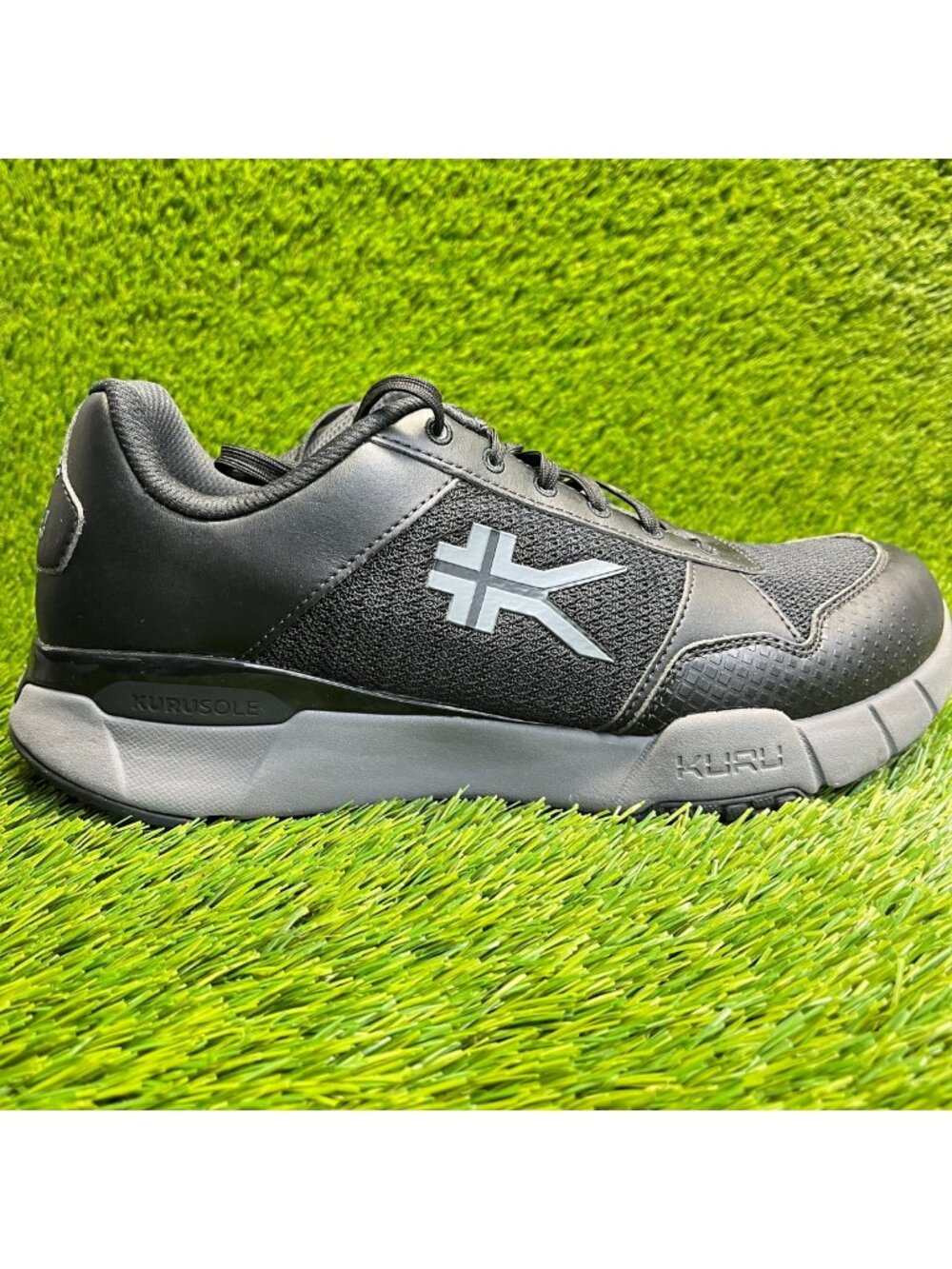 Kuru Quantum 2.0 Mens Size 11 Black Gray Athletic Running Walking Shoes Sneakers
